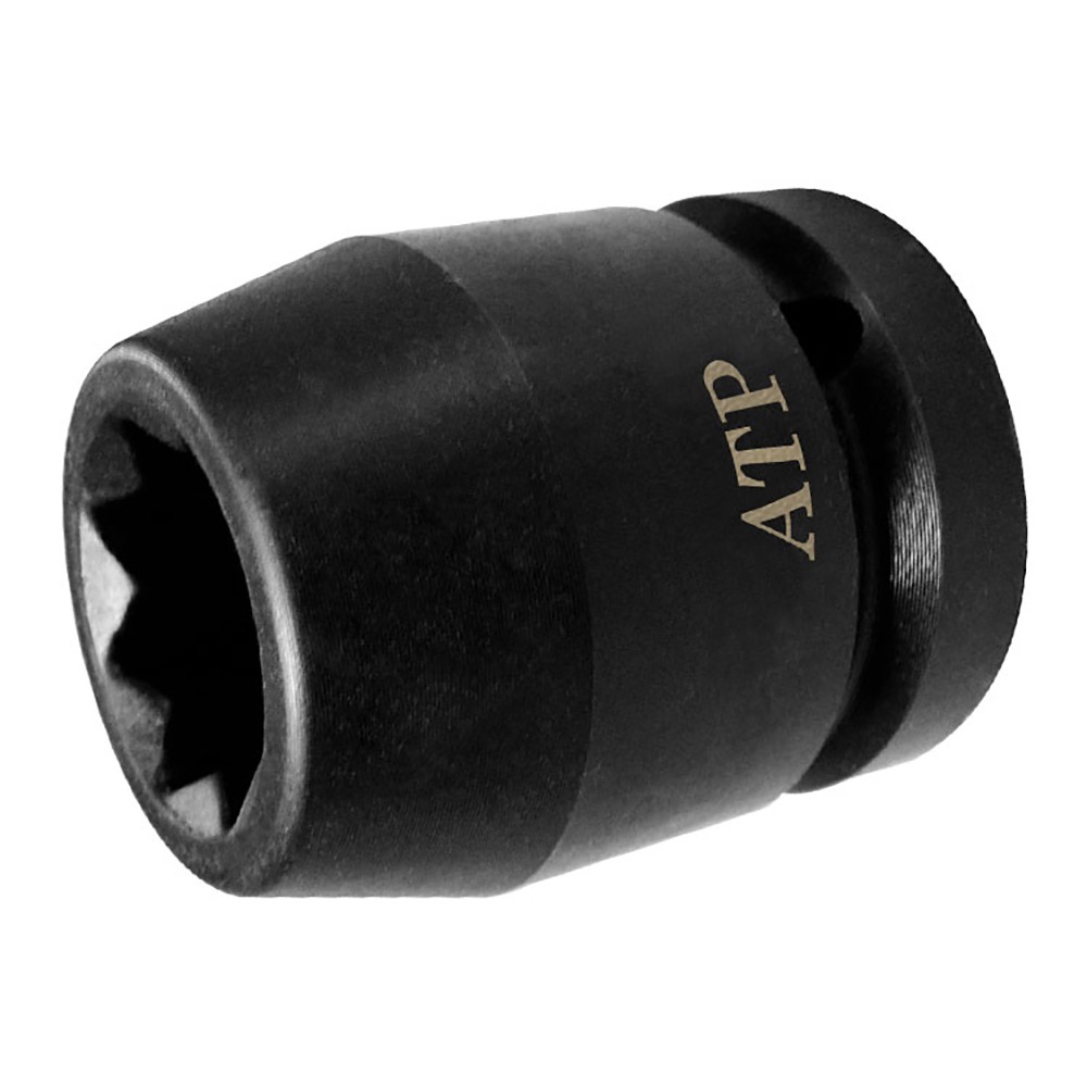 ATP DS-9529 Dado De Impacto Estándar De Doble Cuadrado De 1-13/16”, 8 Puntos, Impulsión Estriado 5